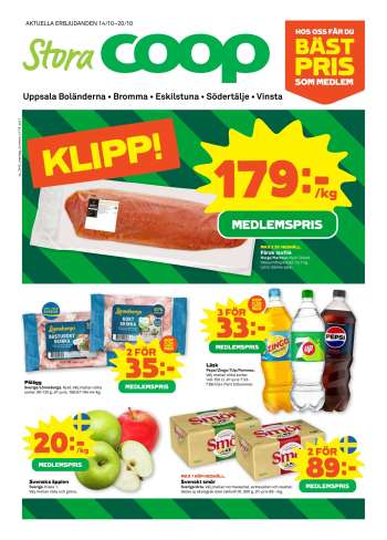 Stora Coop reklamblad - 14/10 2024 - 20/10 2024.