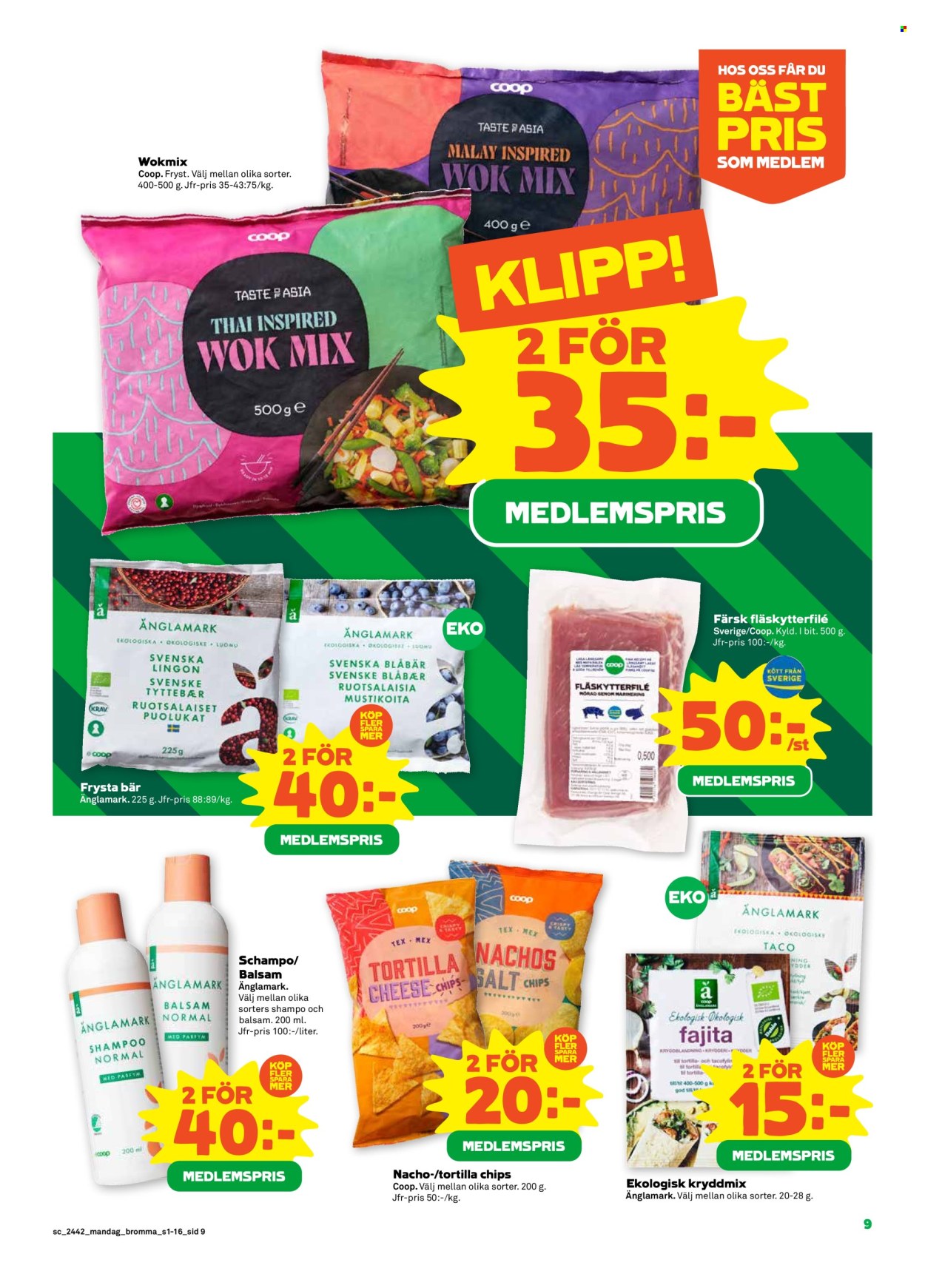 Stora Coop reklamblad - 14/10 2024 - 20/10 2024. Sida 9