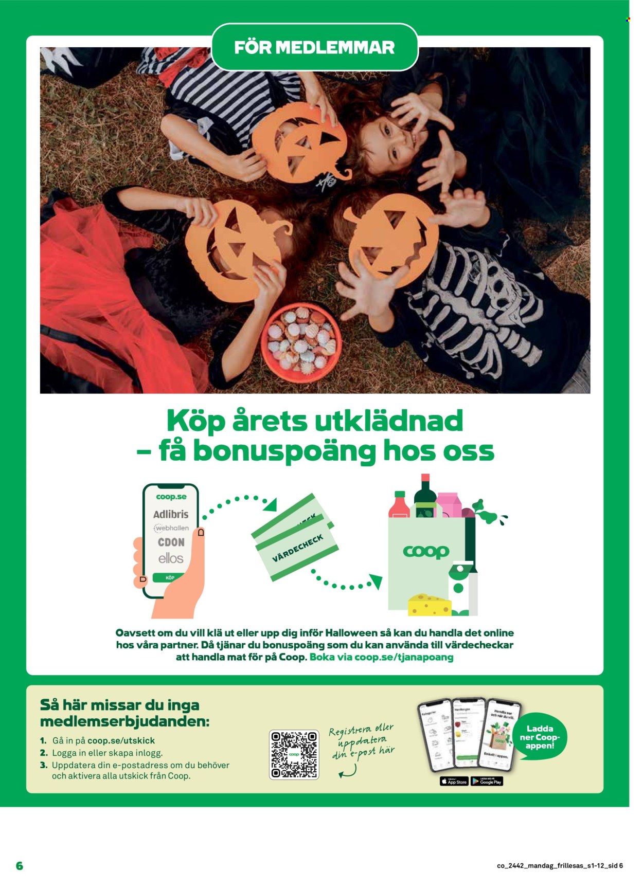 Coop Konsum reklamblad - 14/10 2024 - 20/10 2024. Sida 6
