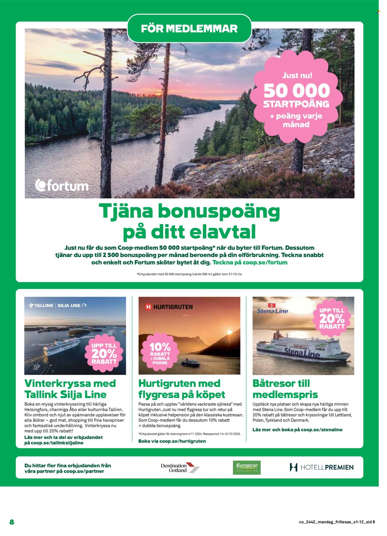 Coop Konsum reklamblad - 14/10 2024 - 20/10 2024. Sida 8