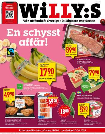 Willys reklamblad - 14/10 2024 - 20/10 2024.