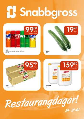 Snabbgross reklamblad - 24/10 2024 - 27/10 2024.