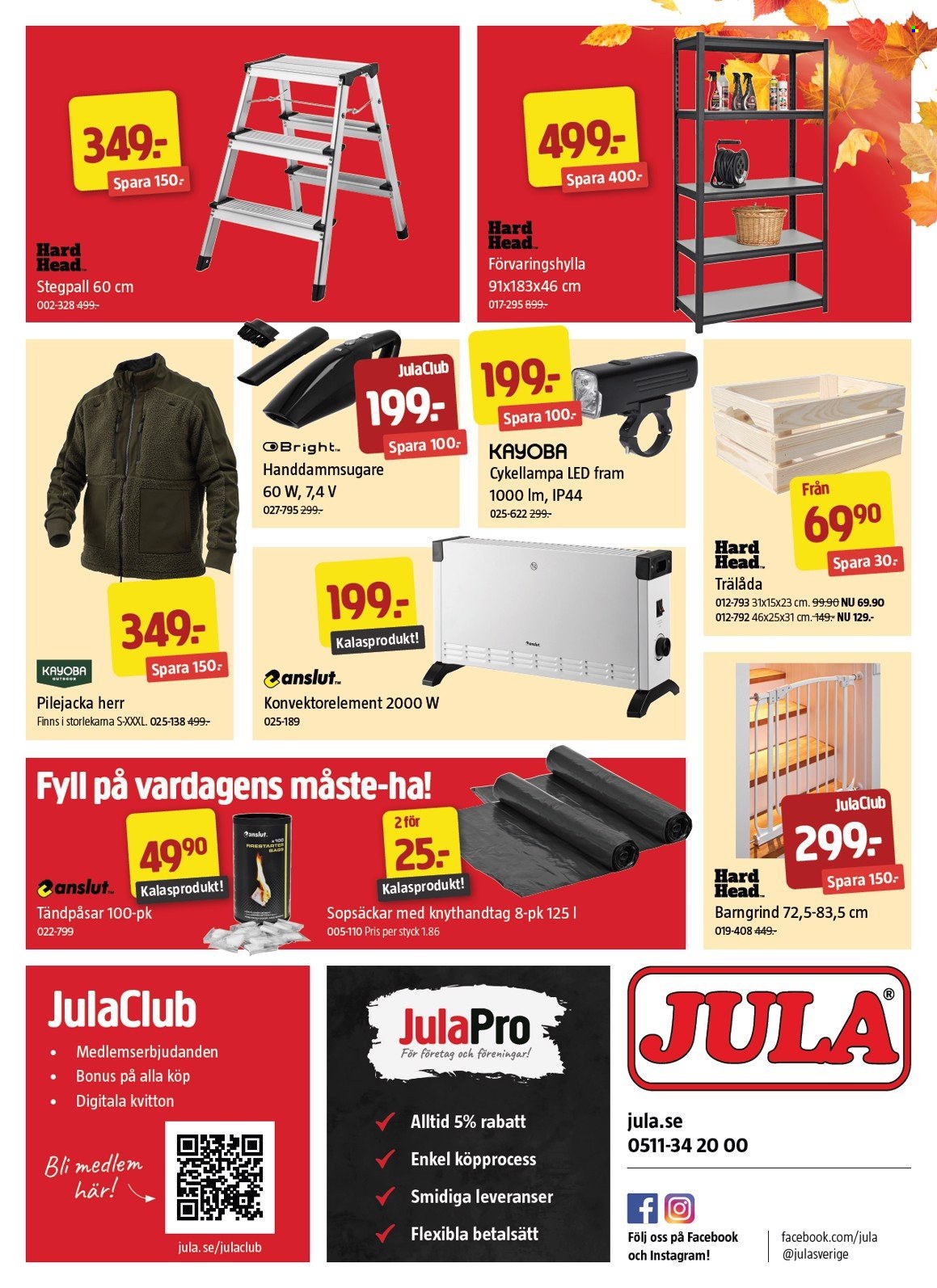 Jula reklamblad - 18/10 2024 - 31/10 2024. Sida 20