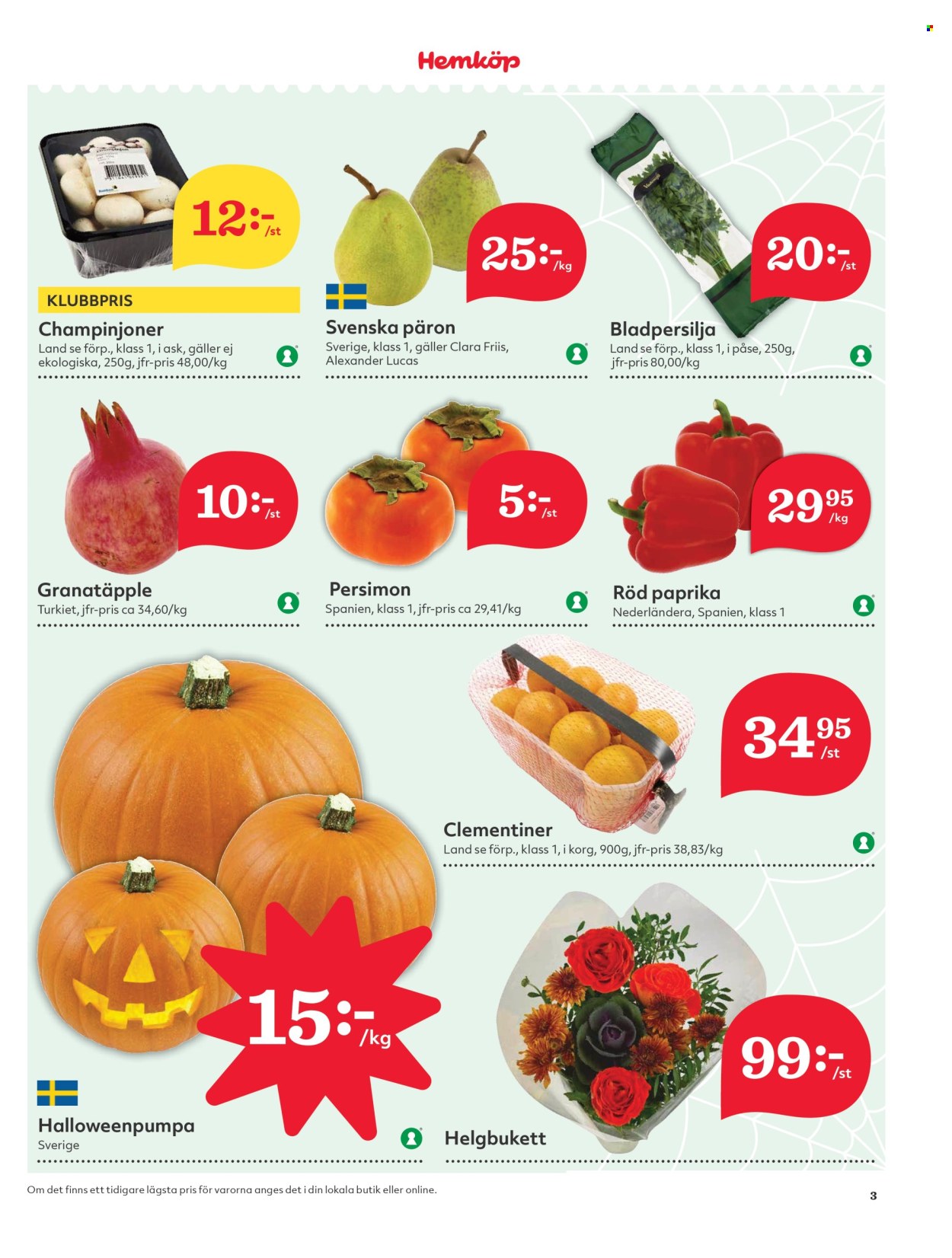 Hemköp reklamblad - 21/10 2024 - 27/10 2024. Sida 3