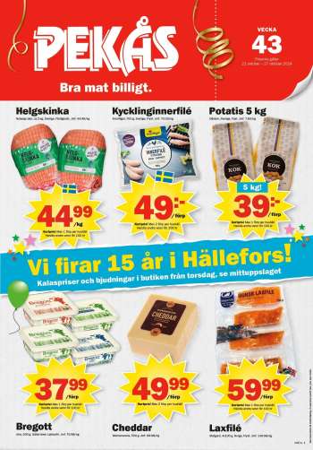 Pekås reklamblad - 21/10 2024 - 27/10 2024.