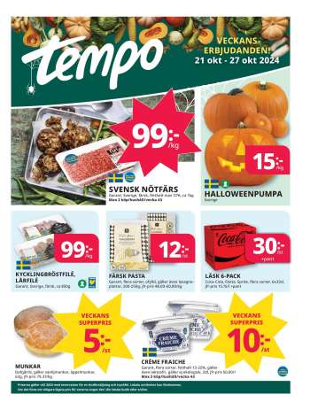 Tempo reklamblad - 21/10 2024 - 27/10 2024.