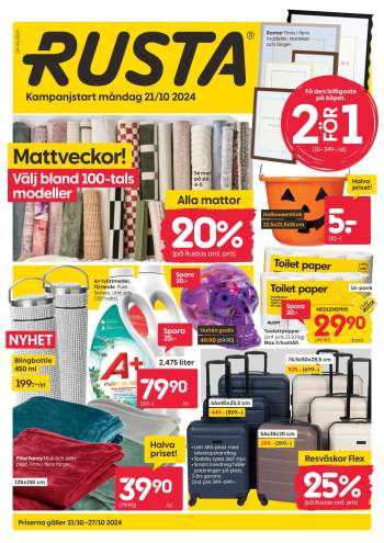 Rusta reklamblad - 21/10 2024 - 27/10 2024.
