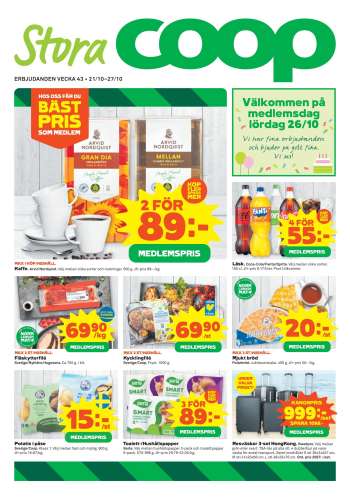 Stora Coop reklamblad - 21/10 2024 - 27/10 2024.