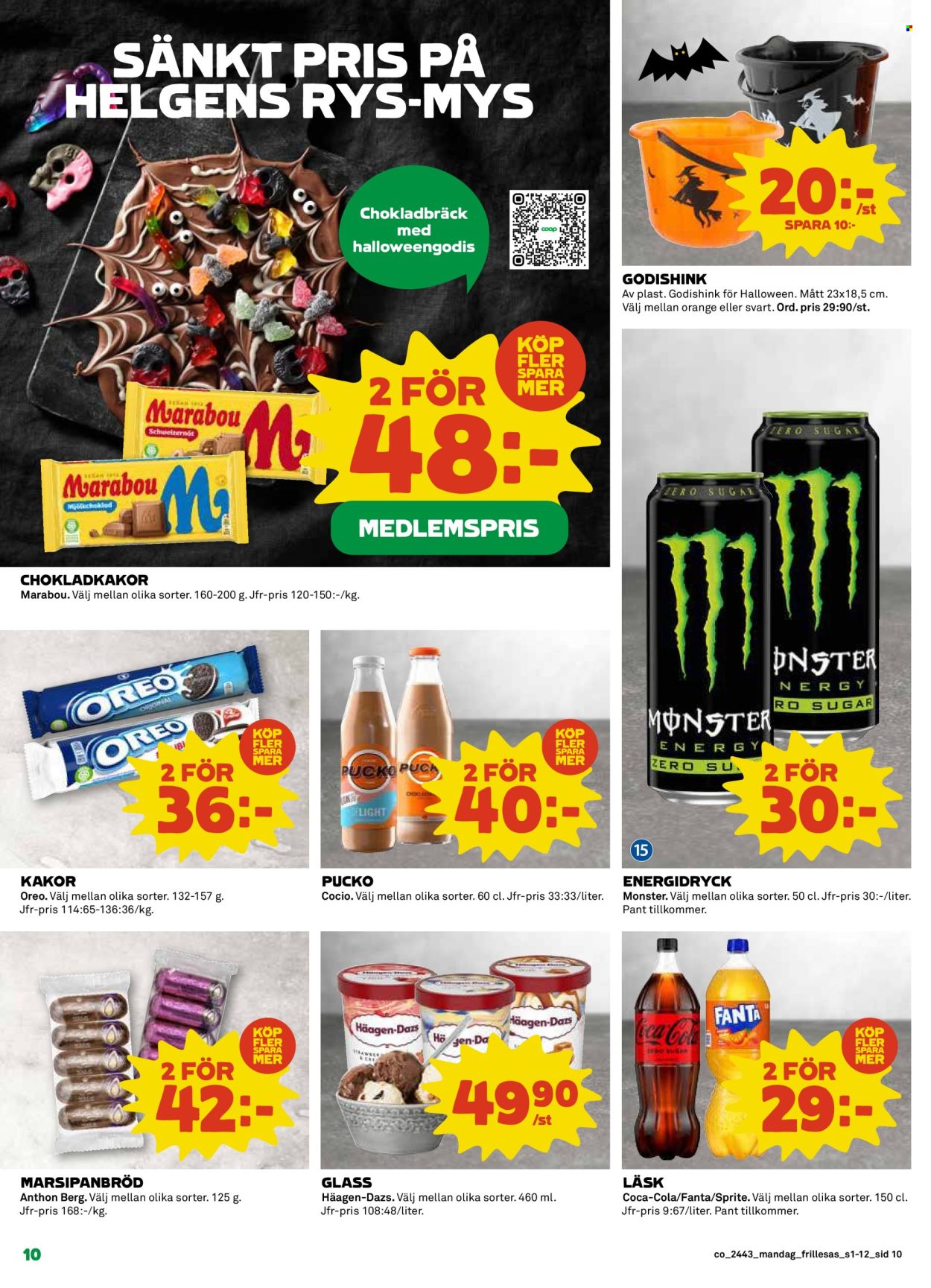 Coop Konsum reklamblad - 21/10 2024 - 27/10 2024. Sida 10