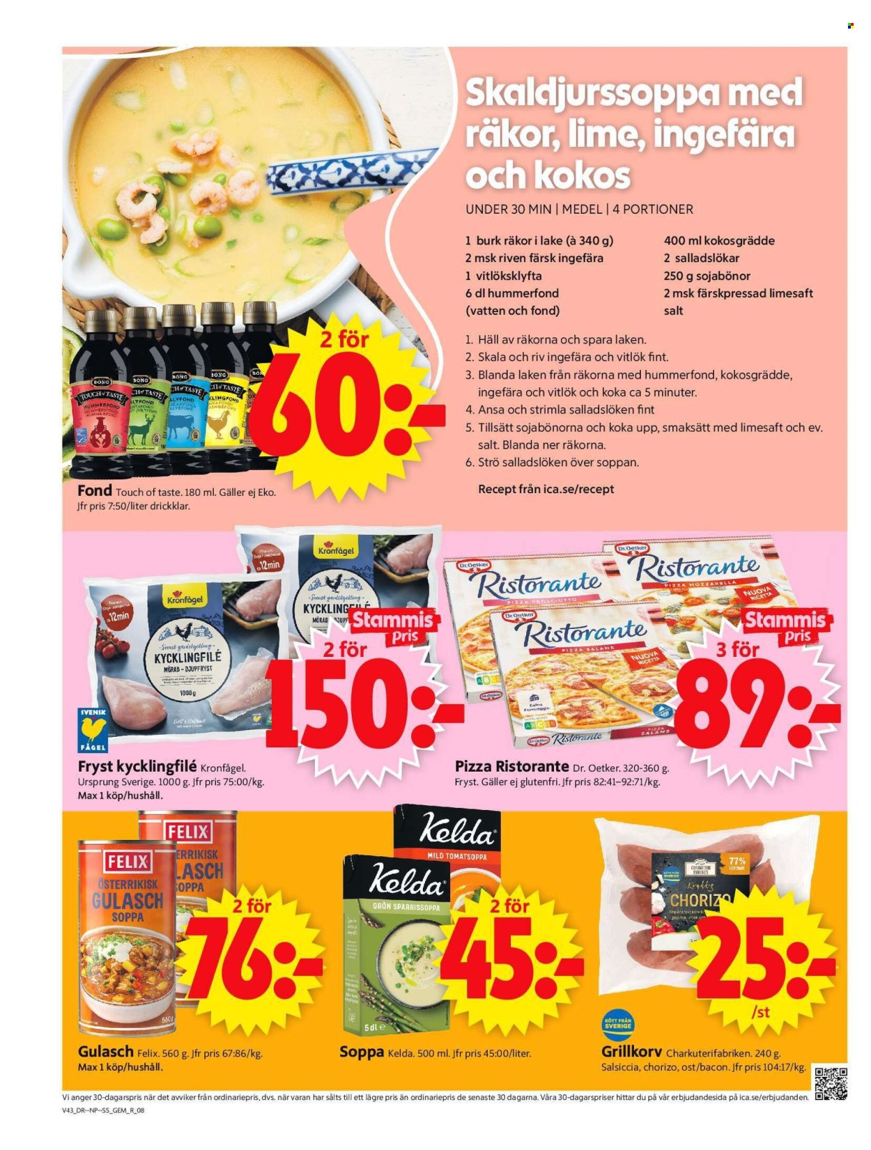 ICA reklamblad - 21/10 2024 - 27/10 2024. Sida 10
