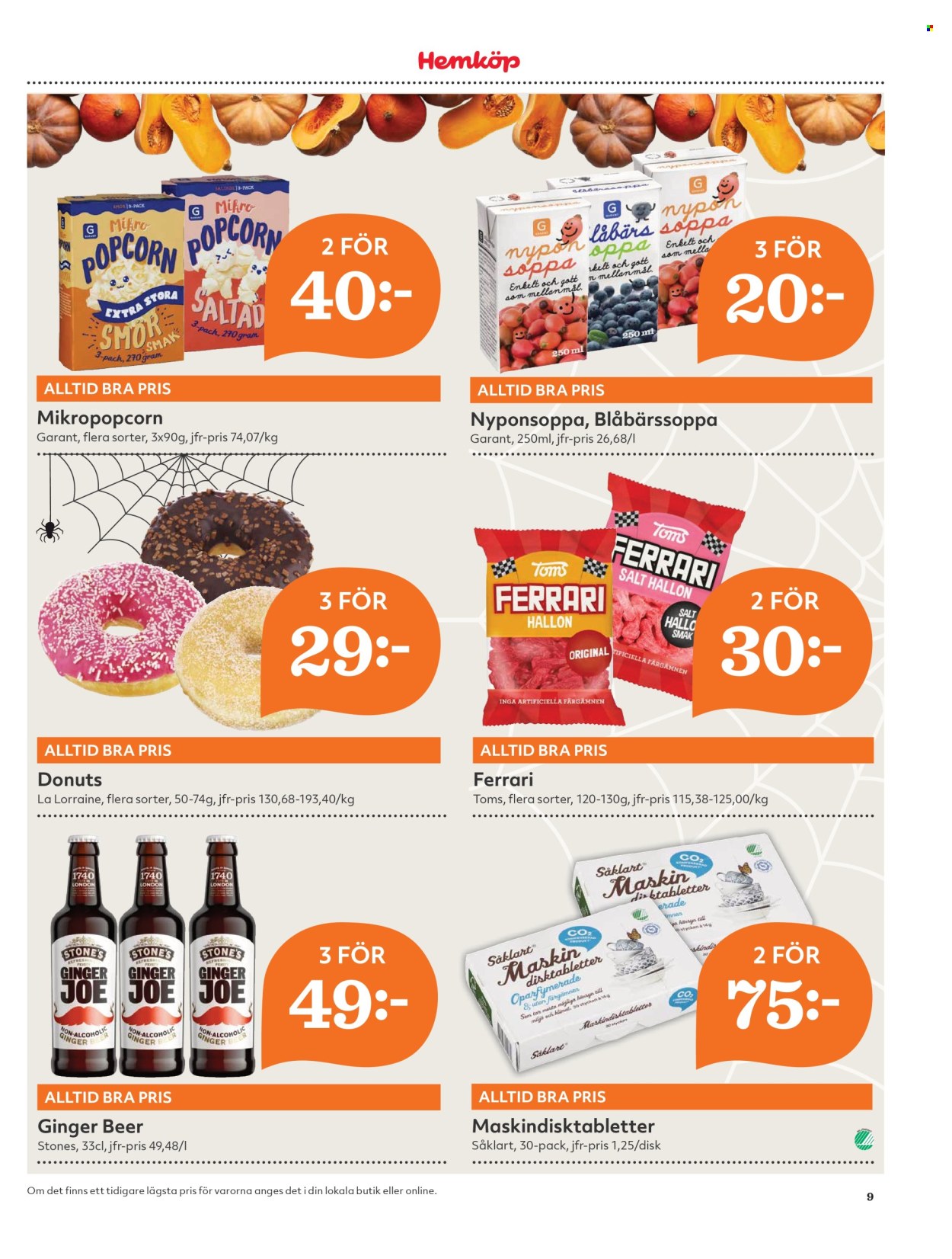 Hemköp reklamblad - 28/10 2024 - 3/11 2024. Sida 9