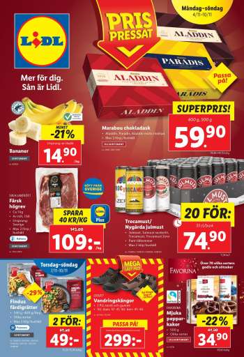 Lidl reklamblad - 4/11 2024 - 10/11 2024.