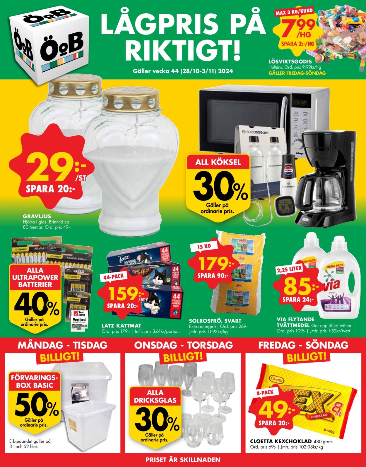 ÖoB reklamblad - 28/10 2024 - 3/11 2024. Sida 1