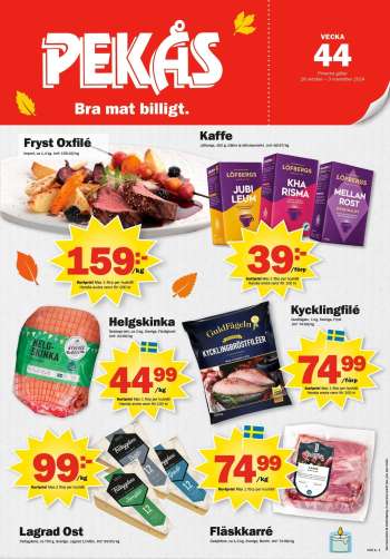 Pekås reklamblad - 28/10 2024 - 3/11 2024.
