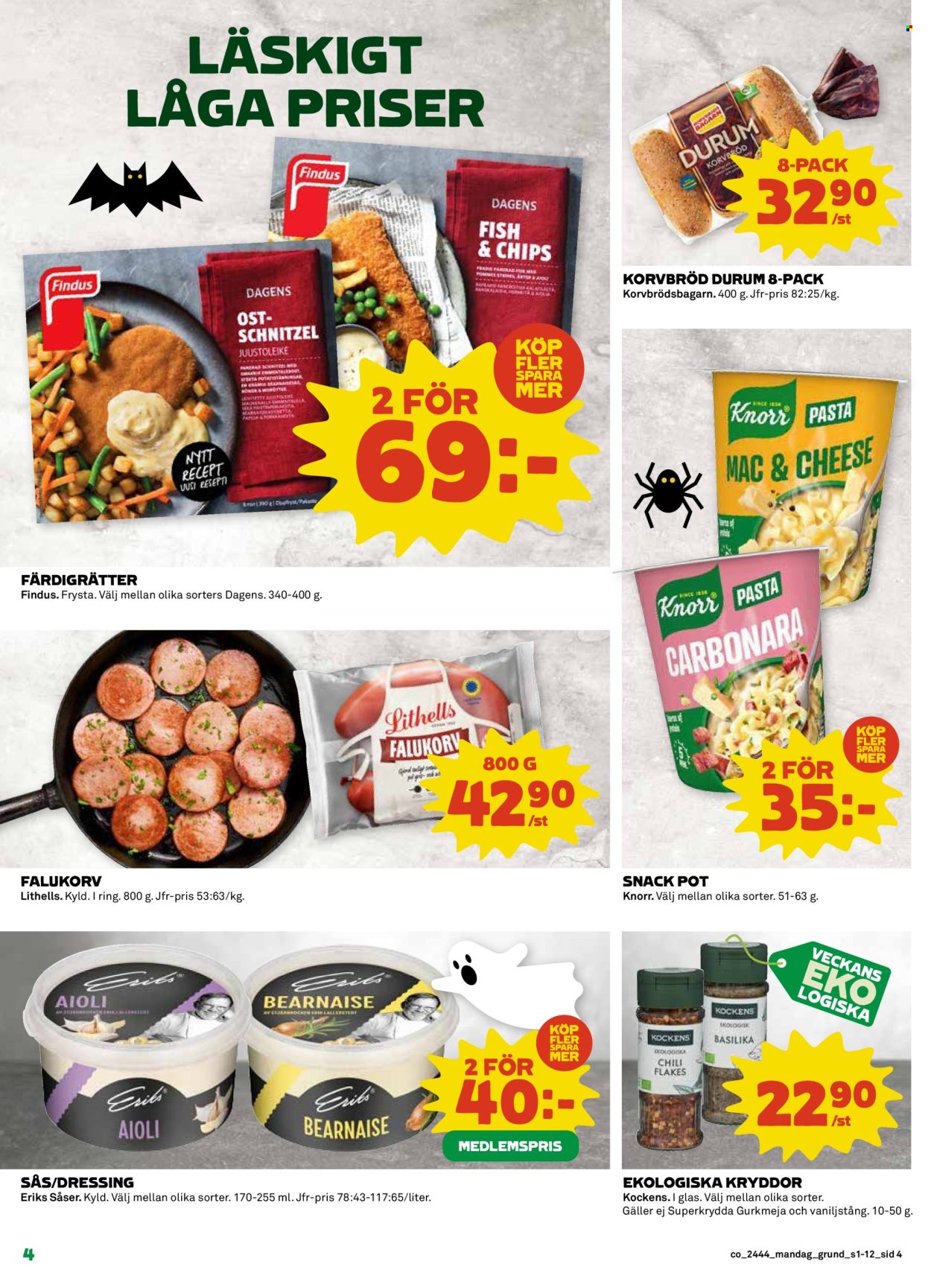Coop reklamblad - 28/10 2024 - 3/11 2024. Sida 4