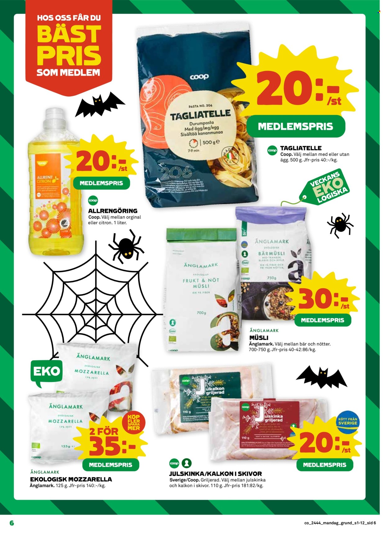 Coop reklamblad - 28/10 2024 - 3/11 2024. Sida 6