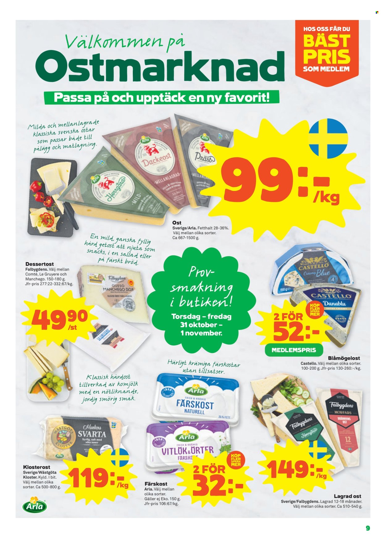 Coop reklamblad - 28/10 2024 - 3/11 2024. Sida 9