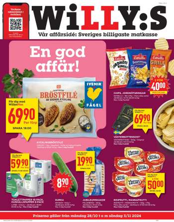 Willys reklamblad - 28/10 2024 - 3/11 2024.