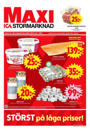 ICA reklamblad - 28/10 2024 - 3/11 2024.