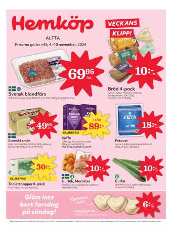 Hemköp reklamblad - 4/11 2024 - 10/11 2024.