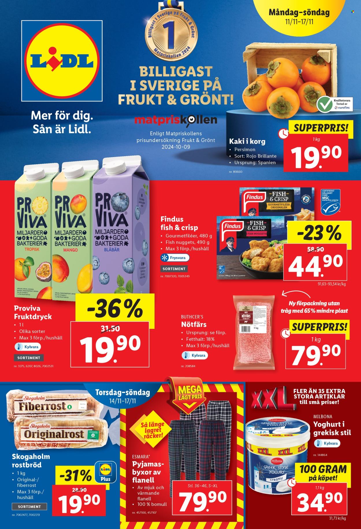 Lidl reklamblad - 11/11 2024 - 17/11 2024. Sida 1