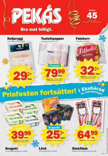 Pekås reklamblad - 4/11 2024 - 10/11 2024.