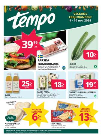Tempo reklamblad - 4/11 2024 - 10/11 2024.