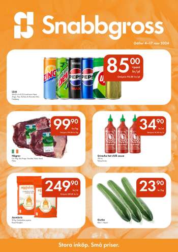 Snabbgross reklamblad - 4/11 2024 - 17/11 2024.