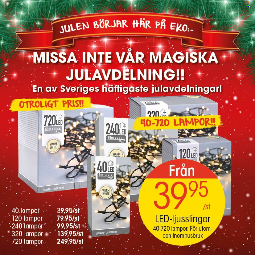EKO reklamblad. Sida 1