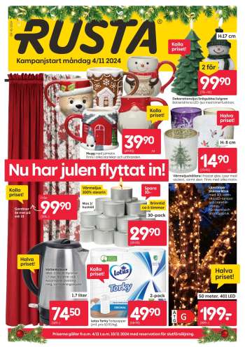 Rusta reklamblad - 4/11 2024 - 10/11 2024.