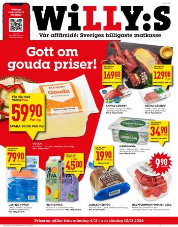 Willys reklamblad - 4/11 2024 - 10/11 2024.