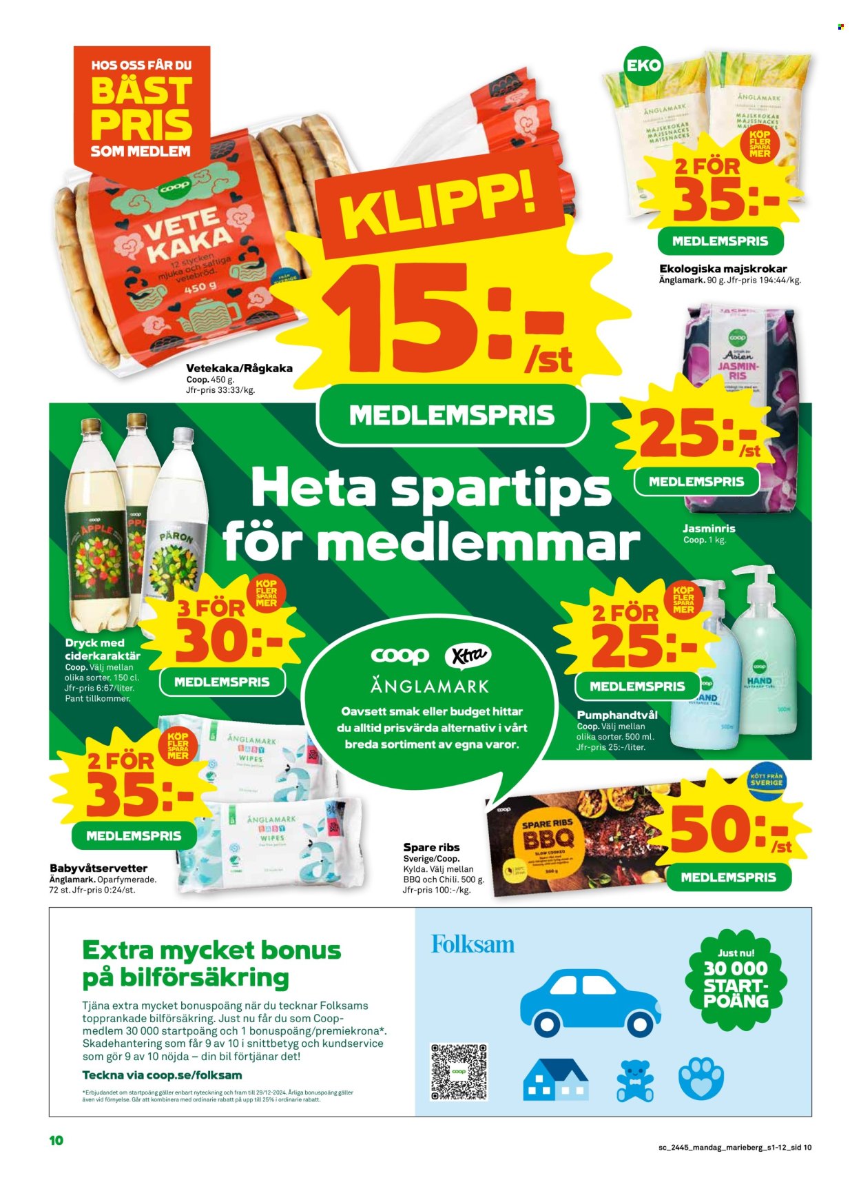 Coop Forum reklamblad - 4/11 2024 - 10/11 2024. Sida 10