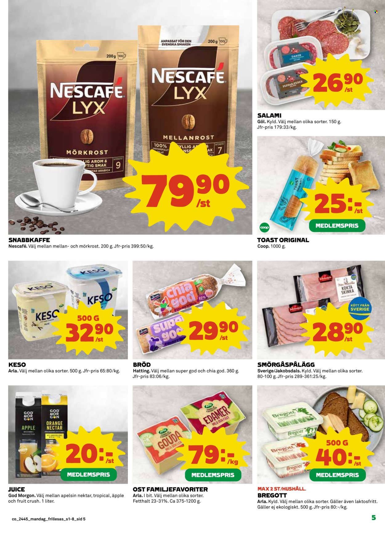 Coop Konsum reklamblad - 4/11 2024 - 10/11 2024. Sida 5