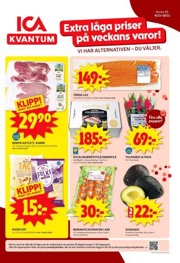 ICA reklamblad - 4/11 2024 - 10/11 2024.