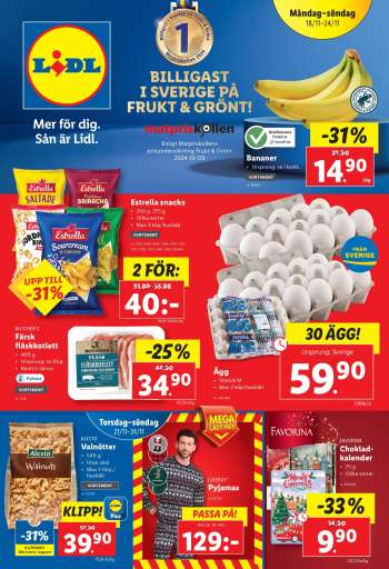 Lidl reklamblad - 18/11 2024 - 24/11 2024.