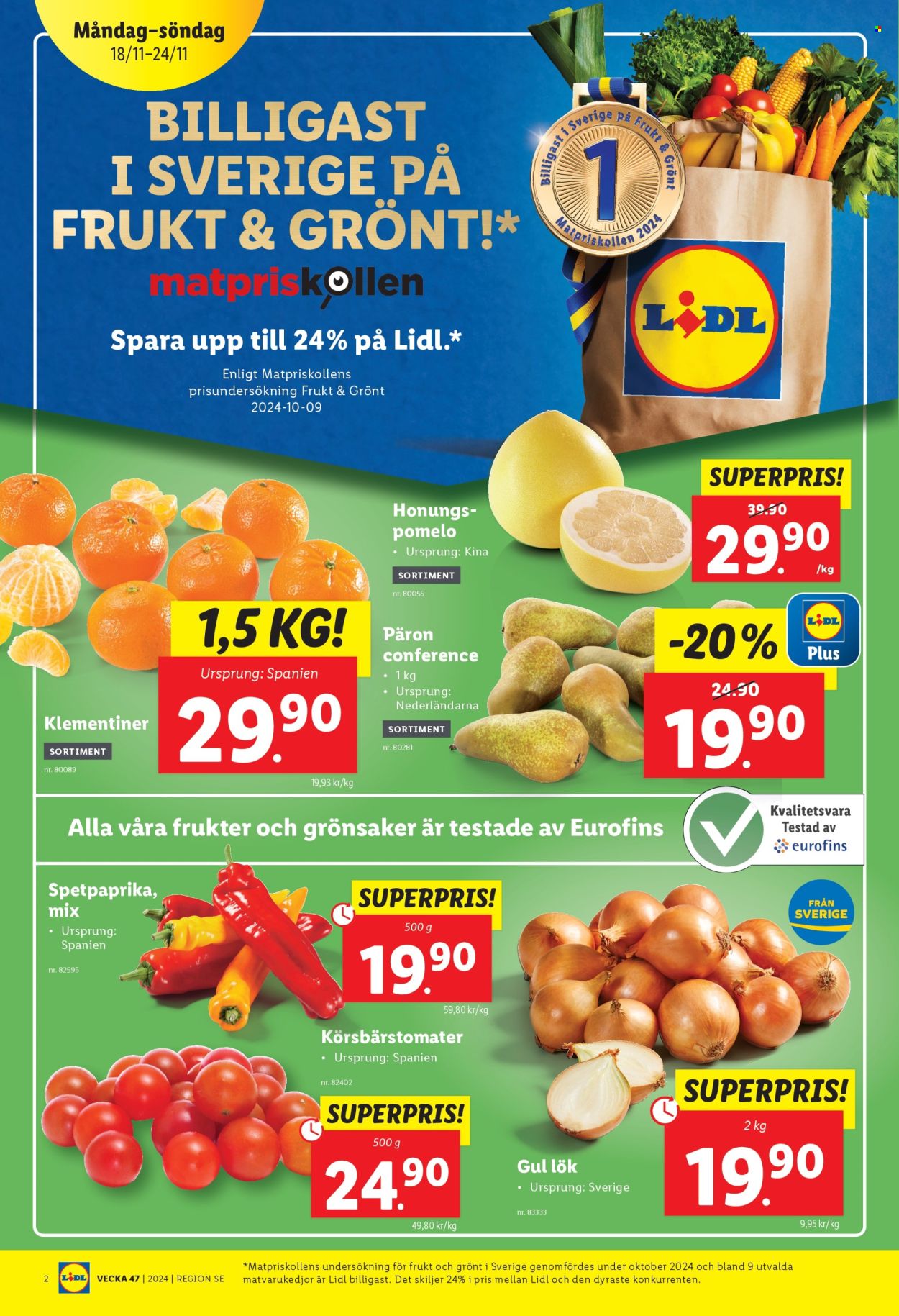 Lidl reklamblad - 18/11 2024 - 24/11 2024. Sida 2