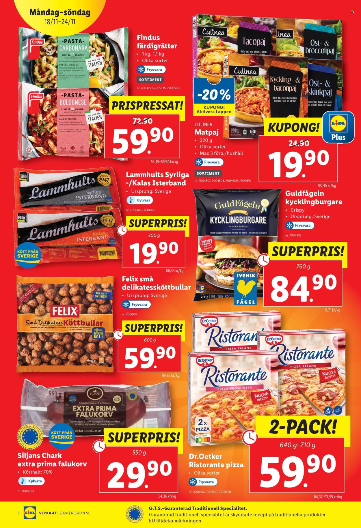 Lidl reklamblad - 18/11 2024 - 24/11 2024. Sida 6