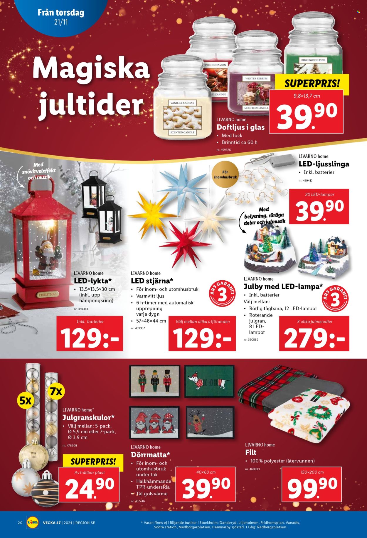 Lidl reklamblad - 18/11 2024 - 24/11 2024. Sida 21