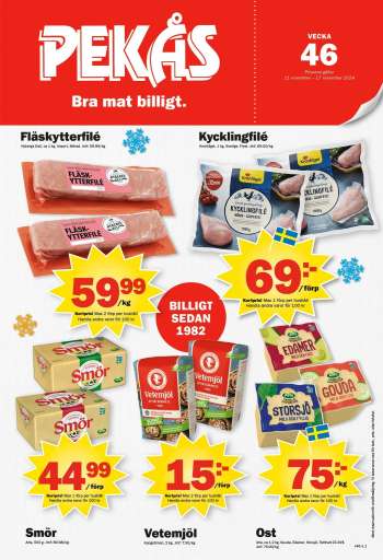 Pekås reklamblad - 11/11 2024 - 17/11 2024.