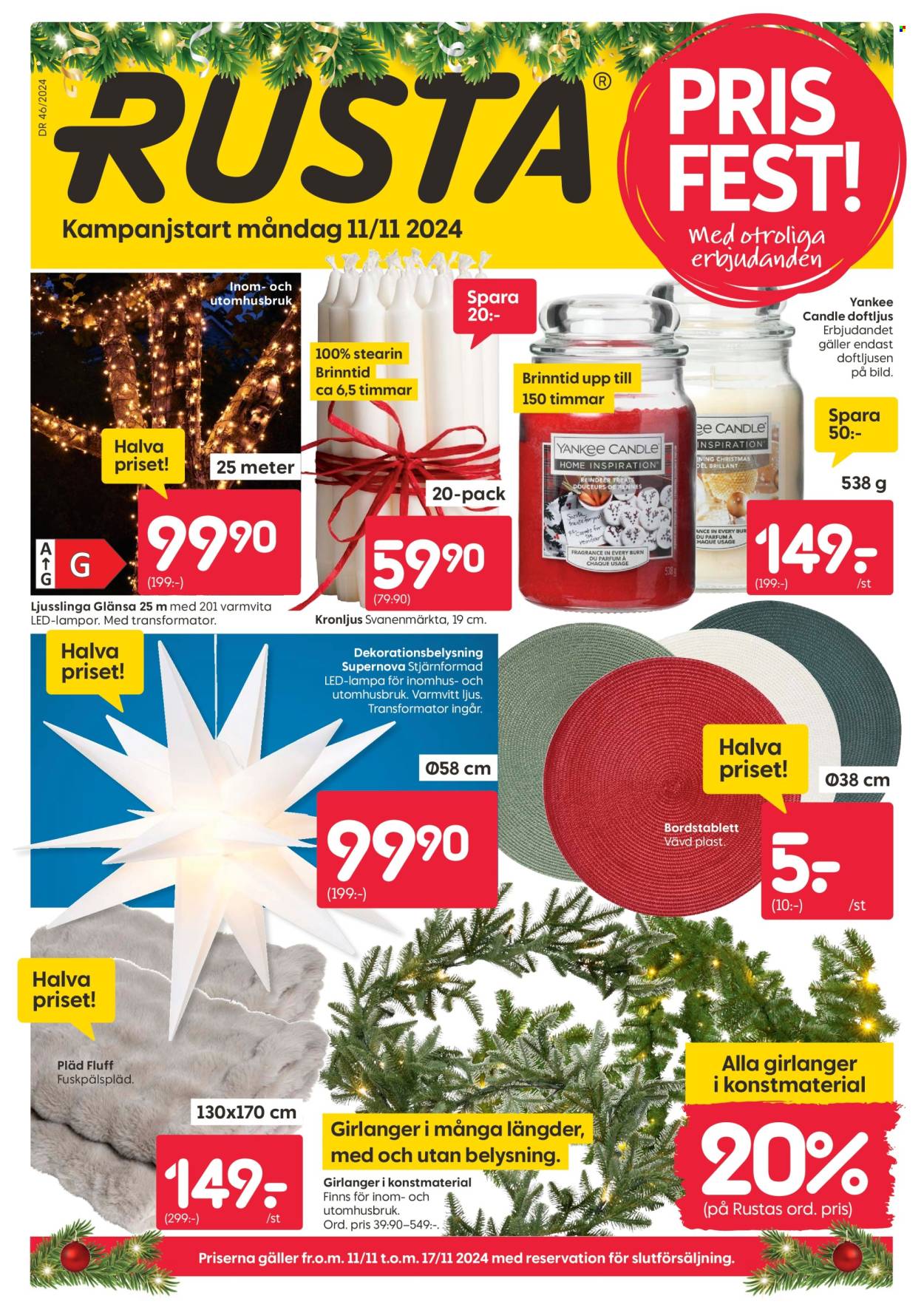Rusta reklamblad - 11/11 2024 - 17/11 2024. Sida 1