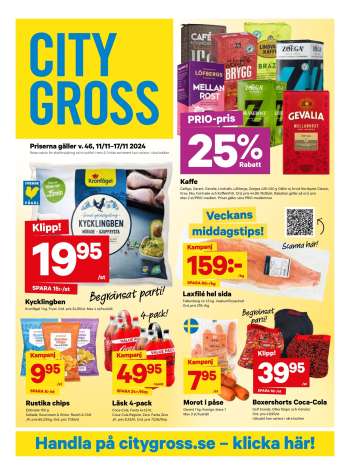 City Gross reklamblad - 11/11 2024 - 17/11 2024.