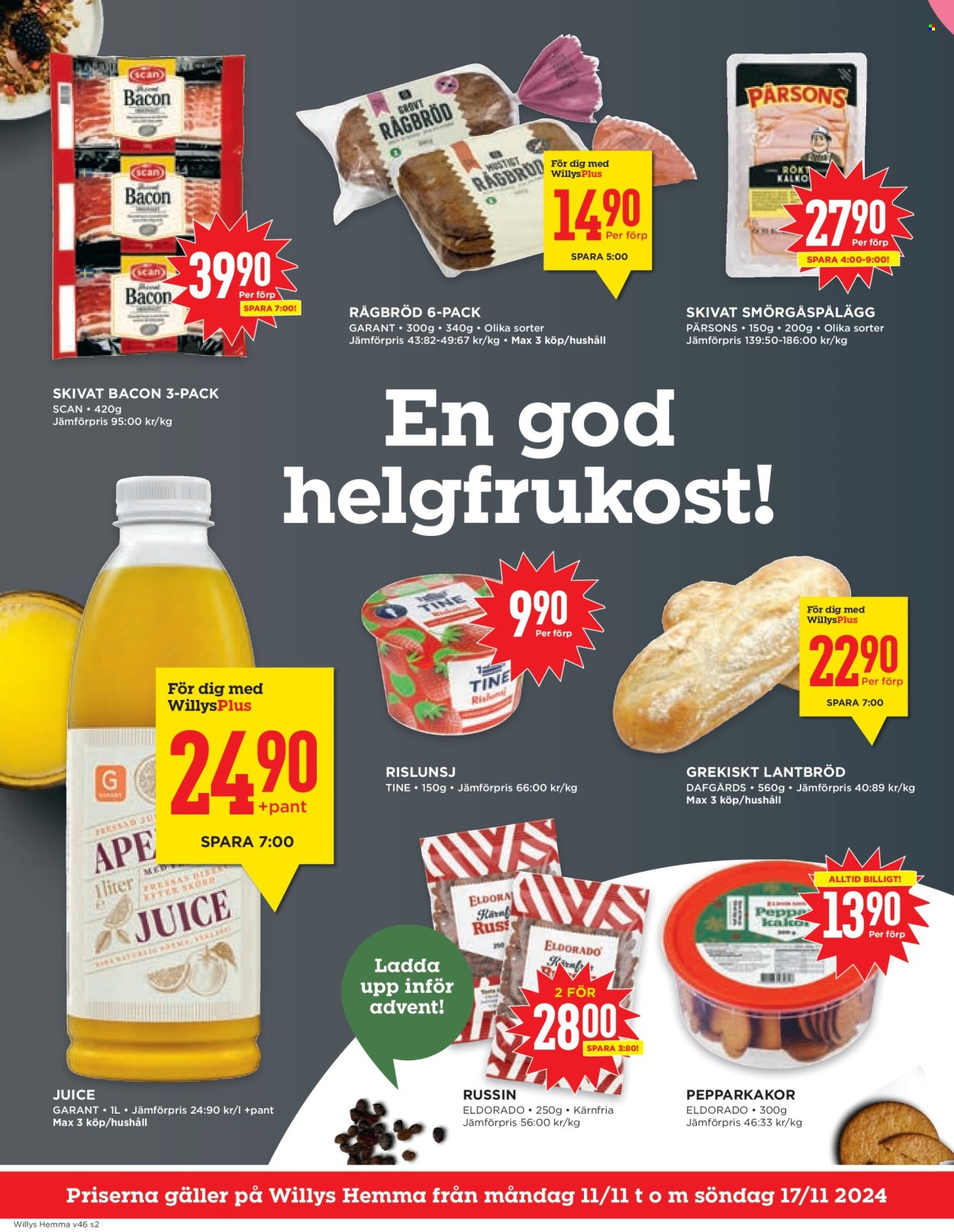 Willys reklamblad - 11/11 2024 - 17/11 2024. Sida 2