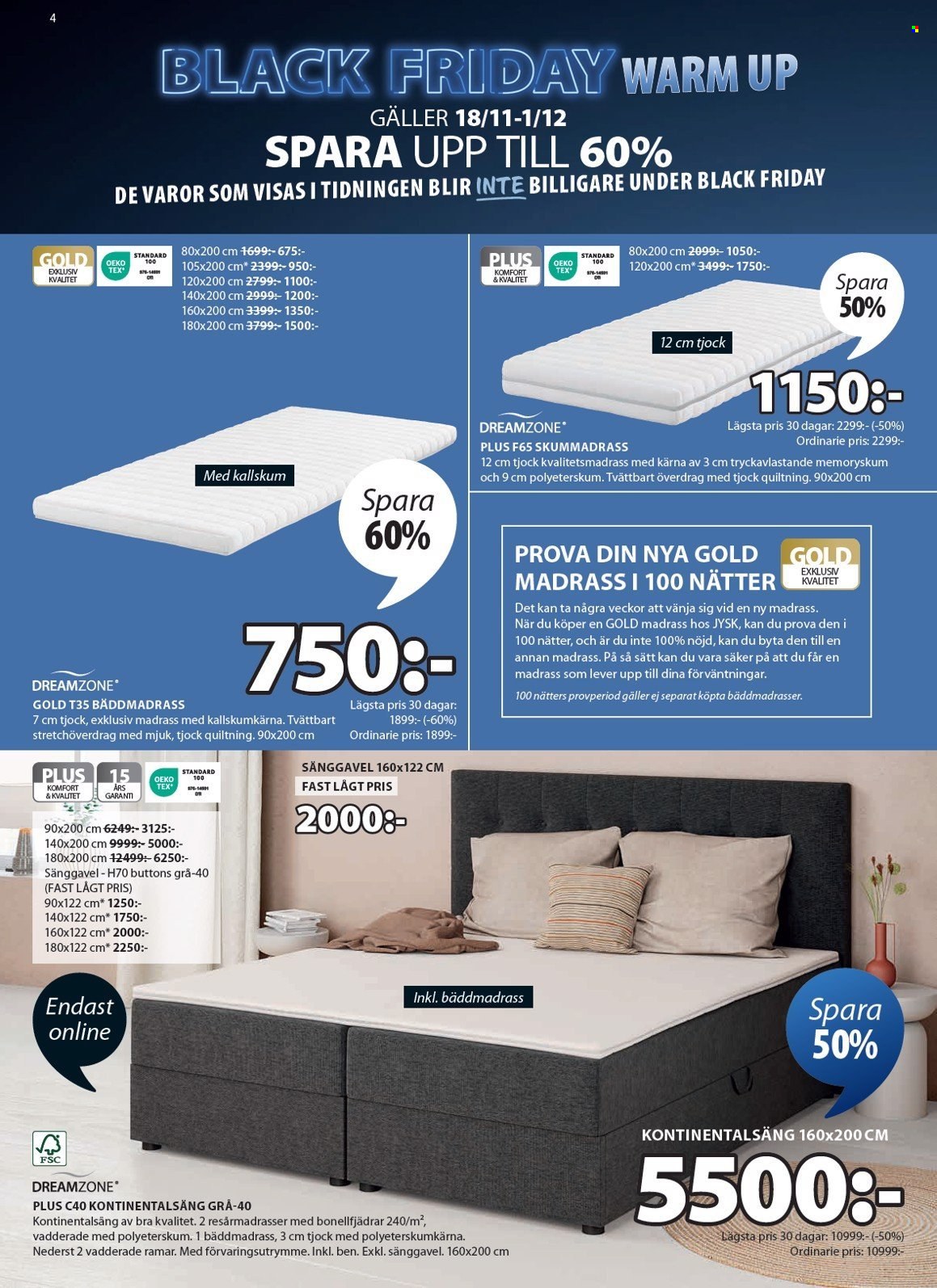 JYSK reklamblad - 18/11 2024 - 1/12 2024. Sida 5
