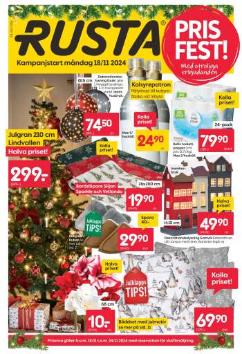 Rusta reklamblad - 18/11 2024 - 24/11 2024.