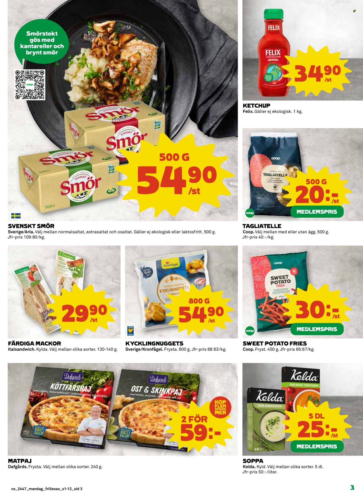 Coop Konsum reklamblad - 18/11 2024 - 24/11 2024. Sida 3