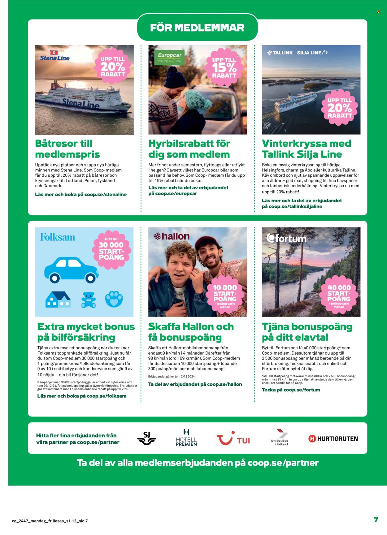 Coop Konsum reklamblad - 18/11 2024 - 24/11 2024. Sida 7