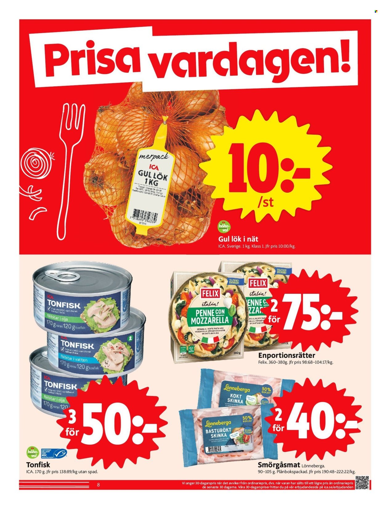 ICA reklamblad - 18/11 2024 - 24/11 2024. Sida 8