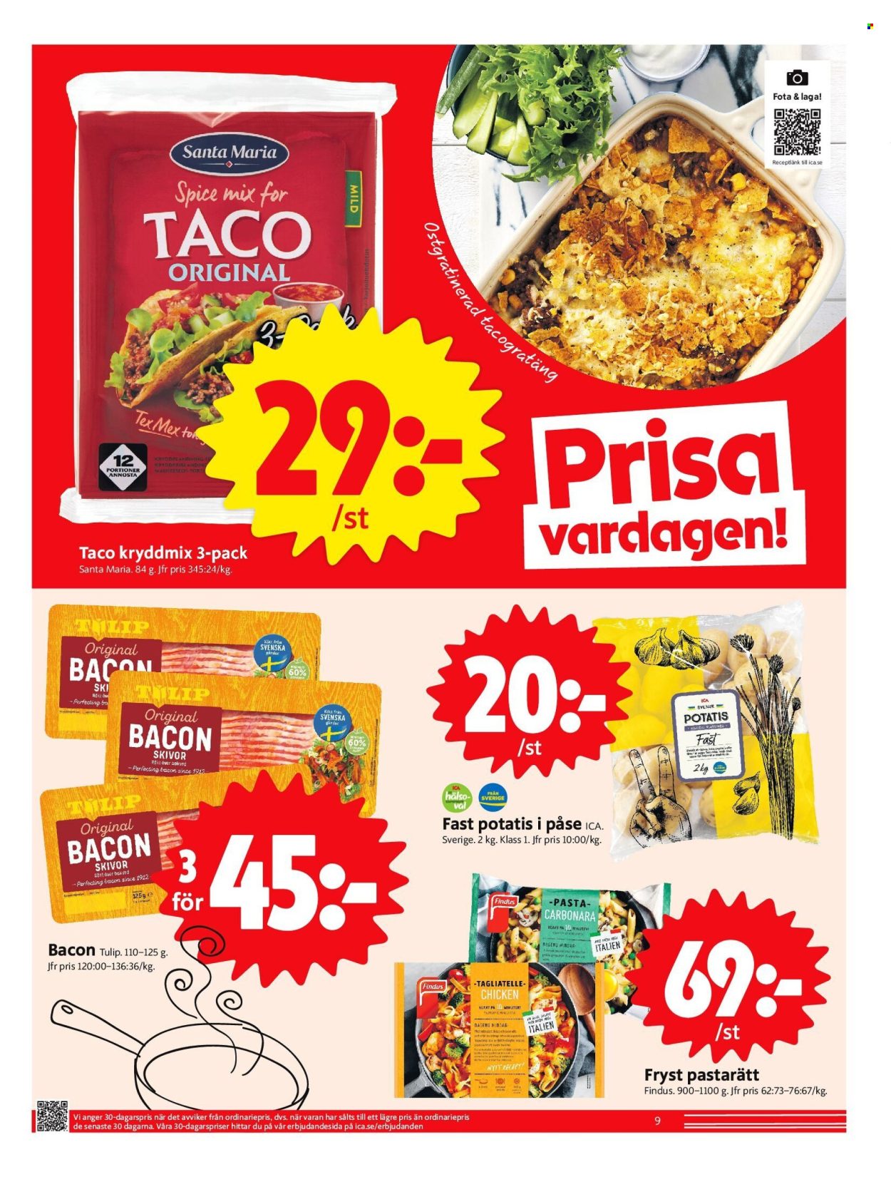 ICA reklamblad - 18/11 2024 - 24/11 2024. Sida 9