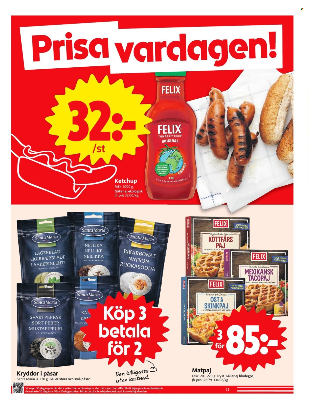 ICA reklamblad - 18/11 2024 - 24/11 2024. Sida 11