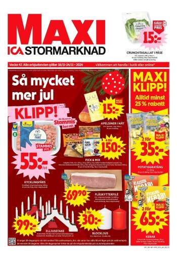 ICA reklamblad - 18/11 2024 - 24/11 2024.